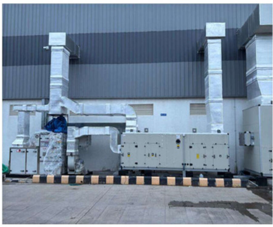 Wall-mounted VRF indoor units installation